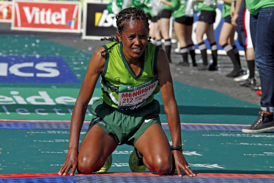 Meseret Mengistu, etiope vince la gara femminile a Parigi (Reuters)